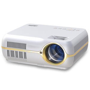 PANFREY Projector Bluetooth, Native 1080P Projector[Projector Screen Included], Full HD 16000 LM Movie Projector