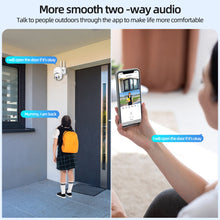 Load image into Gallery viewer, PANFREY Security Camera Outdoor, WiFi Outdoor Security Cameras Pan-Tilt 360° View,
