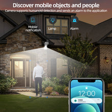 Load image into Gallery viewer, PANFREY Security Camera Outdoor, WiFi Outdoor Security Cameras Pan-Tilt 360° View,